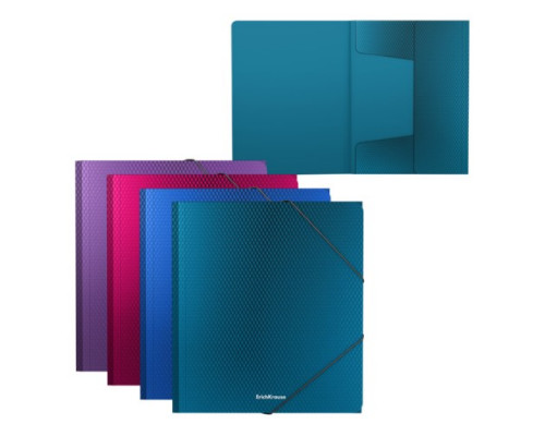 Папка на резинке А5+ Diagonal Vivid  ErichKrause