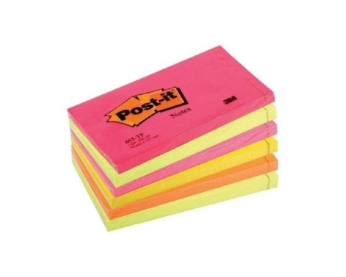 Бумага с клеевым краем 76*127мм 6*100л Post-it® 3M