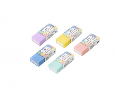 Ластик 50x20x10мм Macaron ПВХ Del
